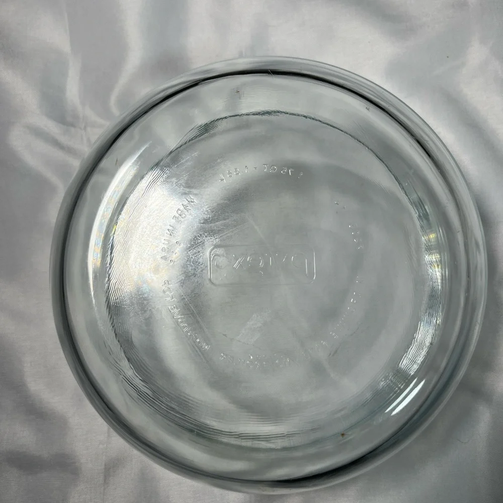 Pyrex vintage clear